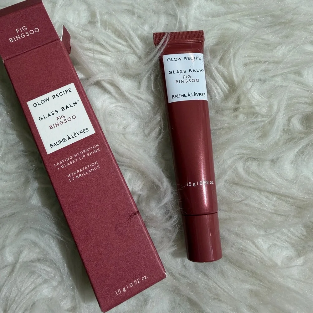 NEW Glow Recipe Glass Balm Lip Treatment Fig Rosy Mauve Lip Gloss